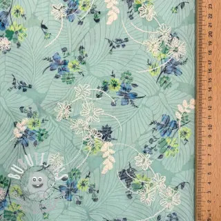 Tissu en coton avec un mélange Burny lovely green