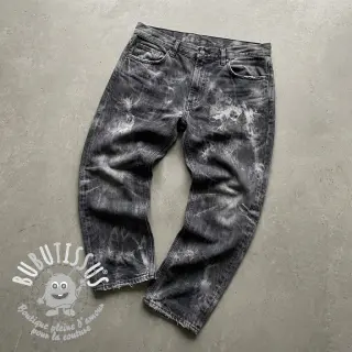 JEANS DENIM Tie -Dye 7,5 OZ black