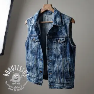 JEANS DENIM Tie -Dye 7,5 OZ blue