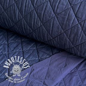 Tissu matelassé Stepples Denim square