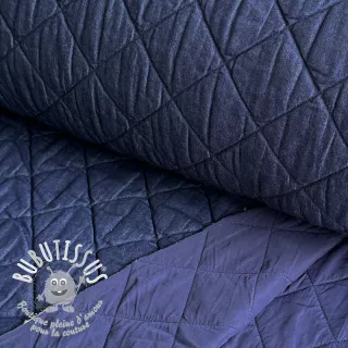 Tissu matelassé Stepples Denim square