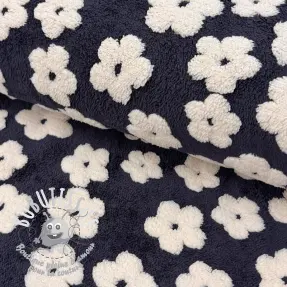 Kabátovina TEDDY Flower power off white
