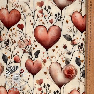 Jersey VISCOSE LYCRA HEAVY Combi design B