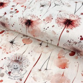 Viscose lin Flower sea design C