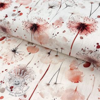 Viscose lin Flower sea design C