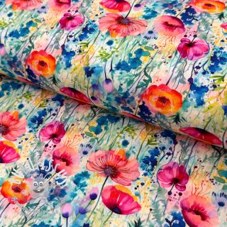 Viscose lin Bright and bold design C