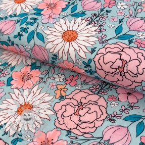 Viscose lin Bright and bold design D