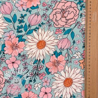 Viscose lin Bright and bold design D