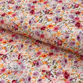 Viscose lin Floral design C