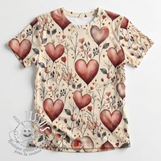 Jersey VISCOSE LYCRA HEAVY Combi design B