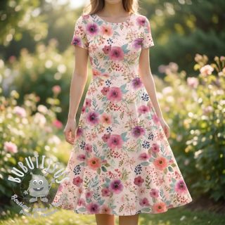 Jersey VISCOSE LYCRA HEAVY Soft and vibrant design C