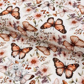 Viscose lin Botanic design C