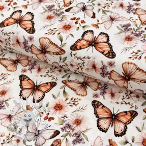 Viscose lin Botanic design C