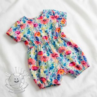 Viscose lin Bright and bold design C