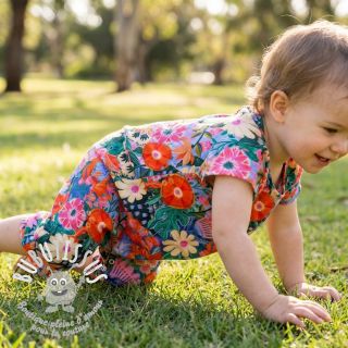 Viscose lin Bright and bold design A