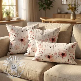 Viscose lin Flower sea design C