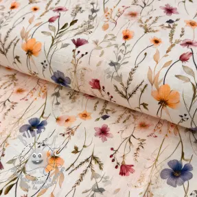 Viscose lin Botanic design A