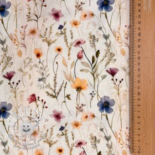 Viscose lin Botanic design A