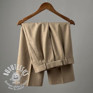 Viscose lin SPANDEX taupe