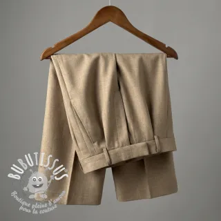 Viscose lin SPANDEX taupe