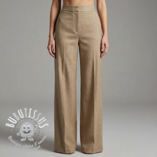 Viscose lin SPANDEX taupe