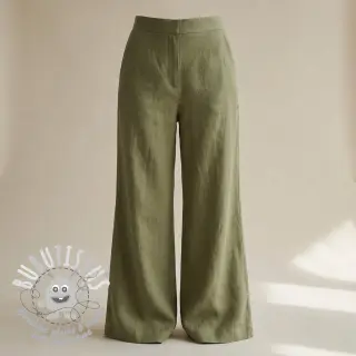 Viscose lin SPANDEX moss green