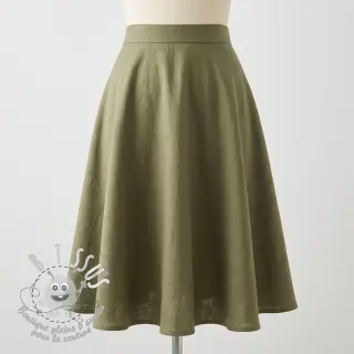 Viscose lin SPANDEX moss green