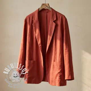 Viscose lin SPANDEX terracotta