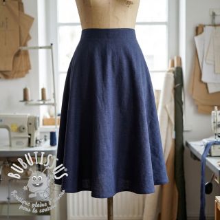 Viscose lin SPANDEX marine