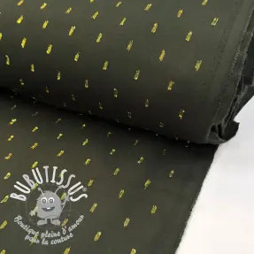 Viscose LUREX dark green