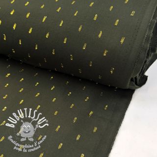 Viscose LUREX dark green
