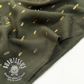 Viscose LUREX dark green