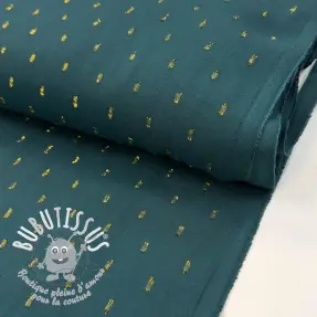 Viscose LUREX emerald