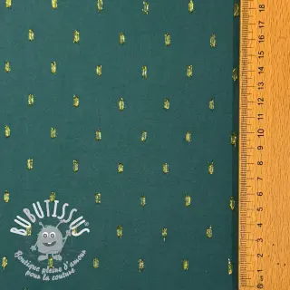 Viscose LUREX emerald