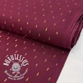 Viscose LUREX burgundy
