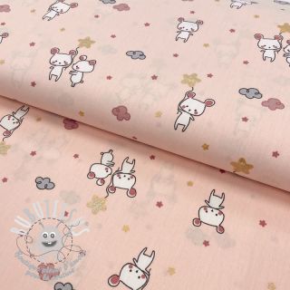 Tissu coton Glitter sweet mouse powder