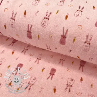 Éponge stretch Bunnies light rose