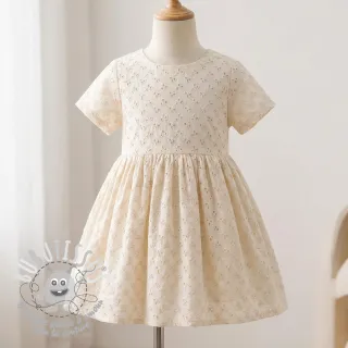 Tissu coton EMBROIDERY Rosemary off white