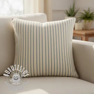 Tissu déco Linenlook Vincennes bleu