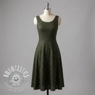 Viscose LUREX dark green