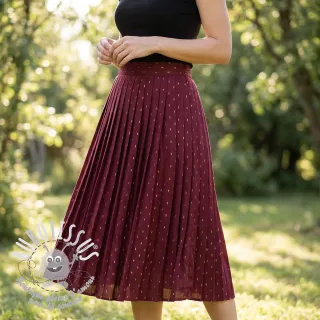 Viscose LUREX burgundy