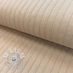 Jersey QUILT Stripe sand