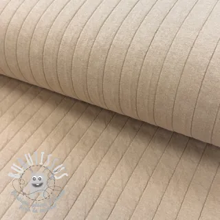Jersey QUILT Stripe sand