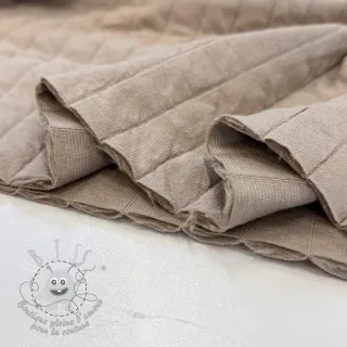 Jersey QUILT Stripe sand