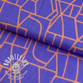 Tissu coton VOILE NERIDA HANSEN Town blue