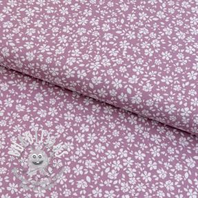 Viscose POPLIN STRETCH Small flowers cherryblossom