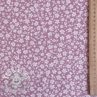 Viscose POPLIN STRETCH Small flowers cherryblossom