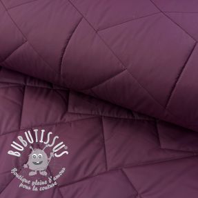 Tissu matelassé Geometric burgundy
