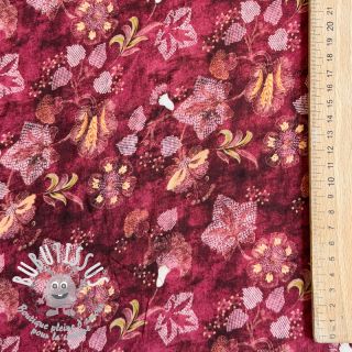 Viscose RAYON POPLIN Dark barrock design C