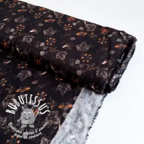 Viscose RAYON POPLIN Dark barrock design A